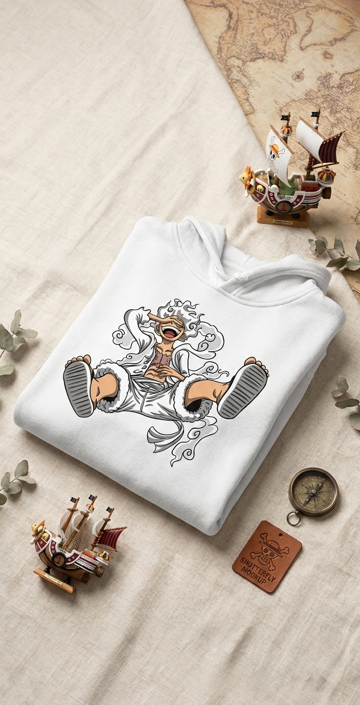 Hoodie One Piece Blanco Premium