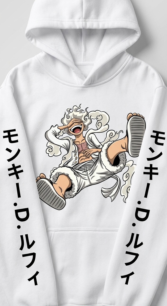 Hoodie One Piece Blanco Premium