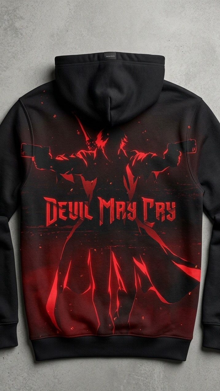 Devil May Cry Hoodie, negro