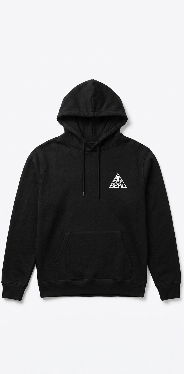Cancerbero Hoodie, Negro Premium