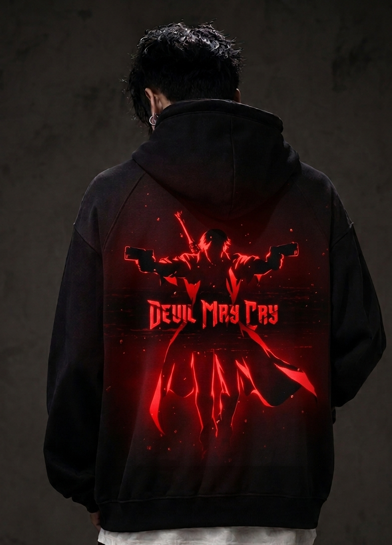 Devil May Cry Hoodie, negro