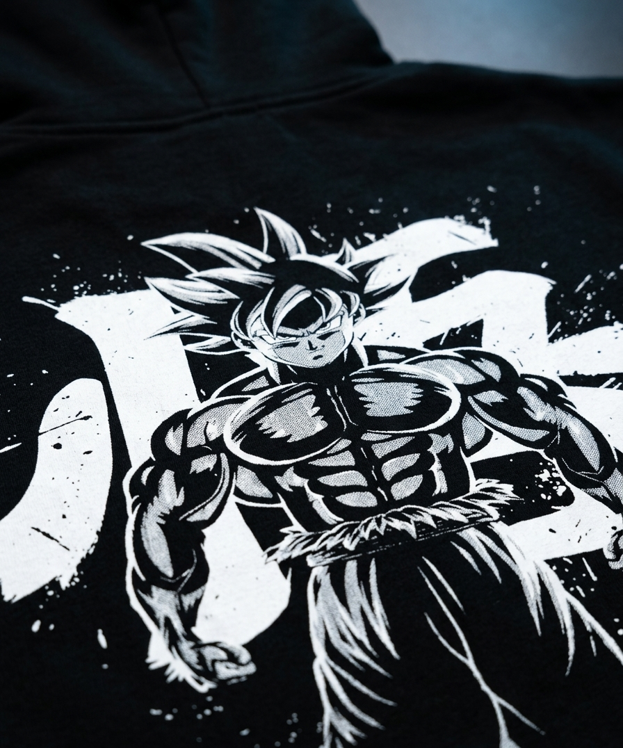 Dragon Ball, Hoodie Negro Premium