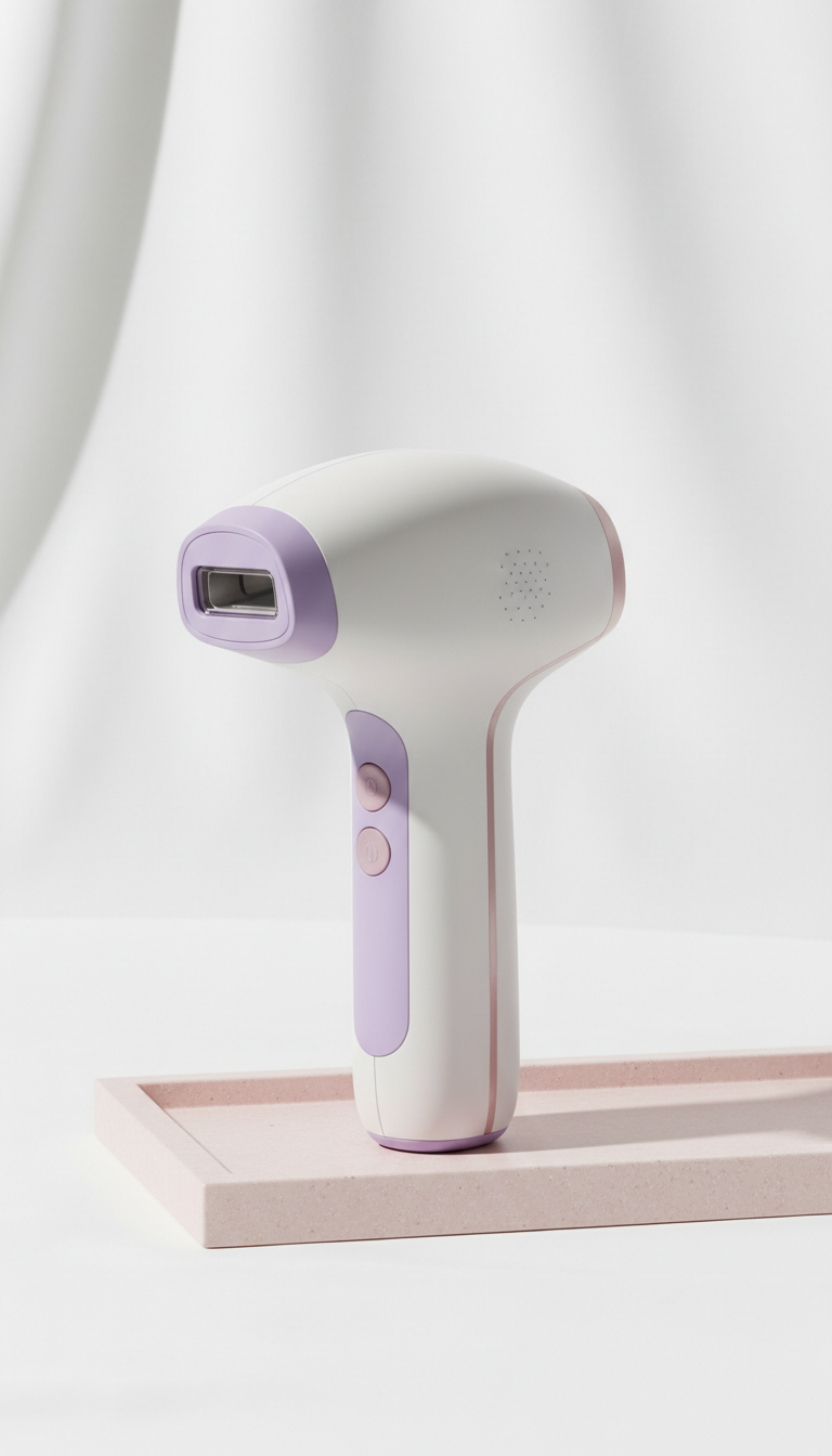 IPL laser hair removal device with precision head